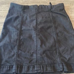Free People Jean skirt